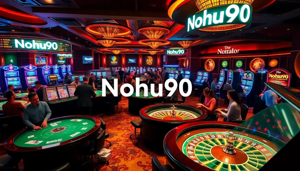 Nohu90 captivates gamblers with poker excitement and vibrant casino activities.